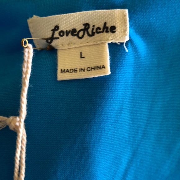 NWT—Women’s Blue Sleeveless Dress Size Large - Picture 5 of 5